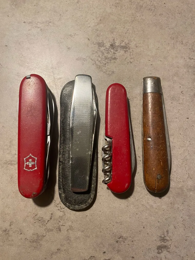 Samling foldeknive
