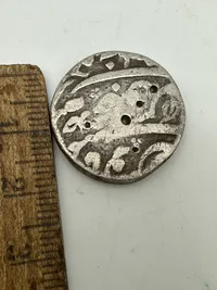 Original MUGHAL: Jahangir, 1605-1628, AR rupee (11.35g), Allahabad, sølv