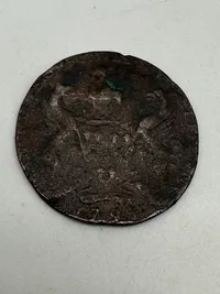 Original mønt -Bombay Presidency, Coppe ( East indian Company )  ½ pice -  1796