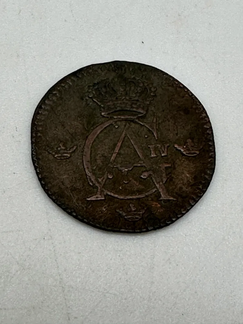 Original Svensk skillingsmønt - 1808