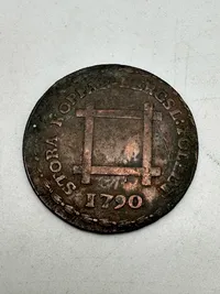 Original svensk 6 øres kobbermønt 1790