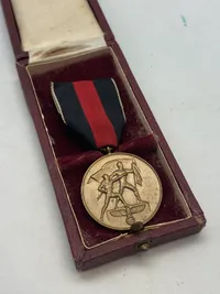 Original German WWII Cased 1 October 1938 Commemorative Sudetenland Medal