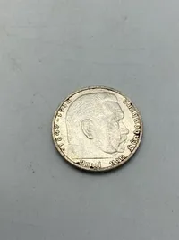 Original 2 Reichmark af sølv