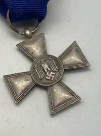 Original medalje for 18 års tro tjeneste i den tyske hær