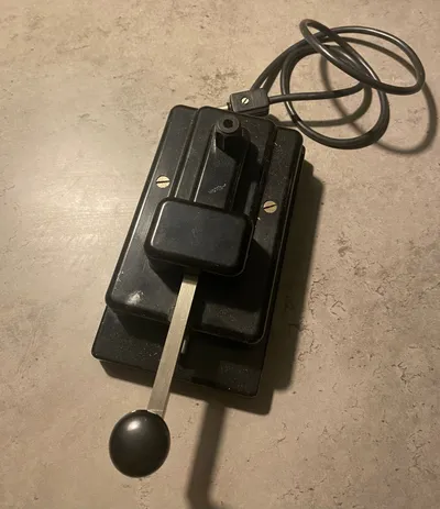 Originalt dansk morseapperat