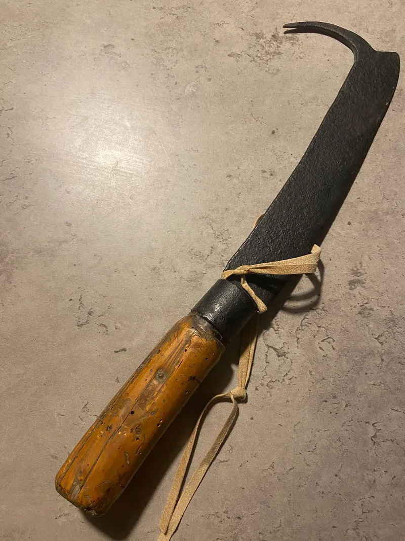 Originalt værktøj brugt bl.a. under WWII til tørv