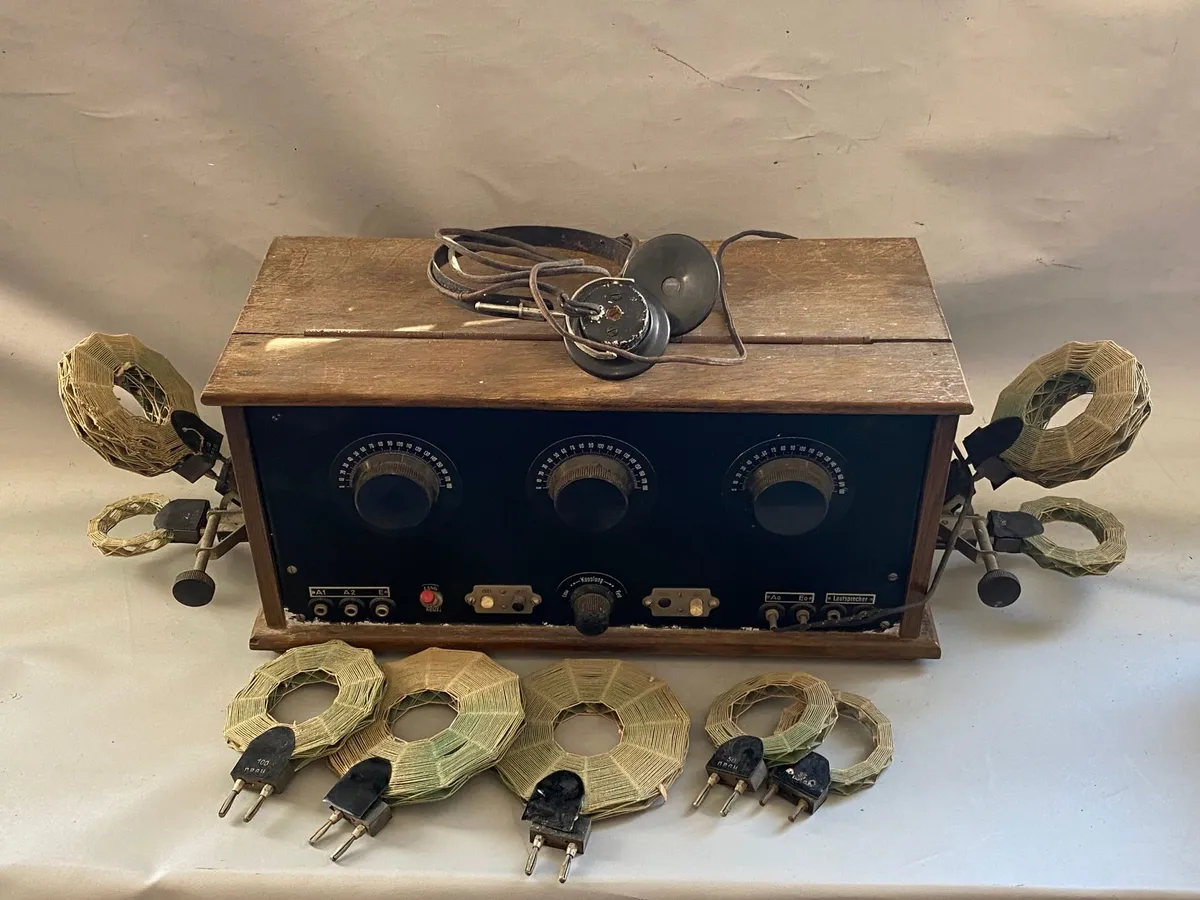 Sjælden original tysk radioscanner fra 1930erne brugt til aflytning - fundet på Næstved kaserne