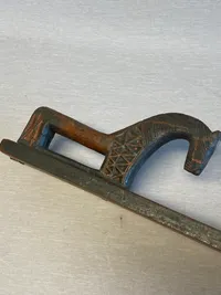 Originalt Dansk Antikt almue Manglebræt