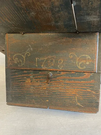 Originalt Sønderjysk kniplebræt almue fra 1792
