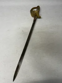 Original dansk skibssabel model 1882 - anvendes fortsat som vagt sabel på kongeskibet Dannebrog