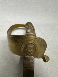 Original dansk skibssabel model 1882 - anvendes fortsat som vagt sabel på kongeskibet Dannebrog
