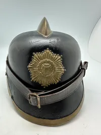 Original 1800 tals brandhjelm   - Sønderjylland