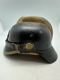 Original 1800 tals brandhjelm   - Sønderjylland