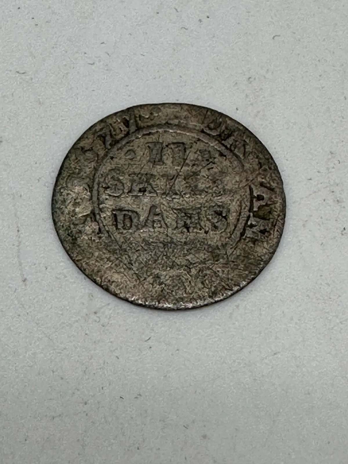 Original 2 skilling af sølv - dansk