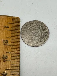 Original 2 skilling af sølv - dansk