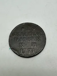 Original 1 skilling 1771 - dansk