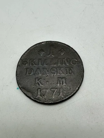 Original 1 skilling 1771 - dansk