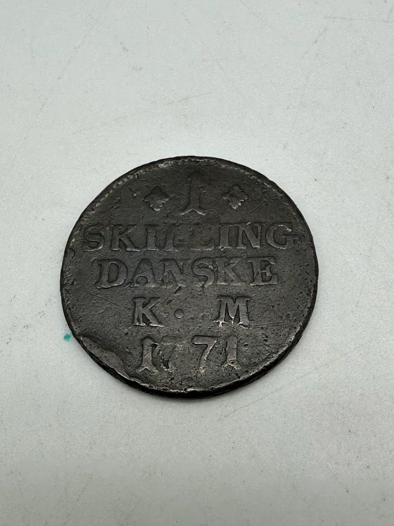 Original 1 skilling 1771 - dansk