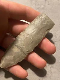 Original spids fra fiskehaledolk - dansk bondestenalder