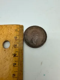 Original 12 skilling - 1812 - bemærk at det er en genbrugt 1771 skilling (sjælden)