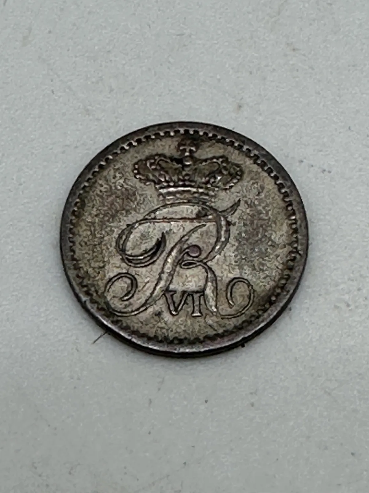 Original 2 skilling af sølv 1836 - dansk