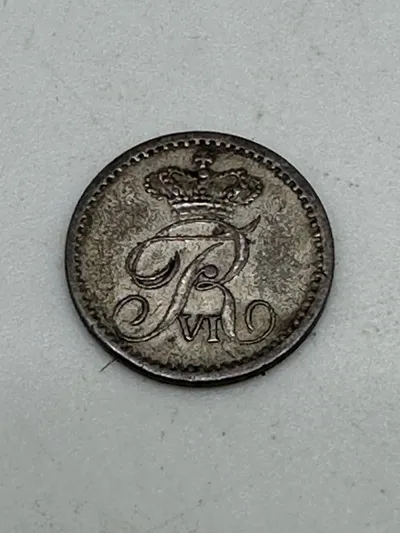 Original 2 skilling af sølv 1836 - dansk