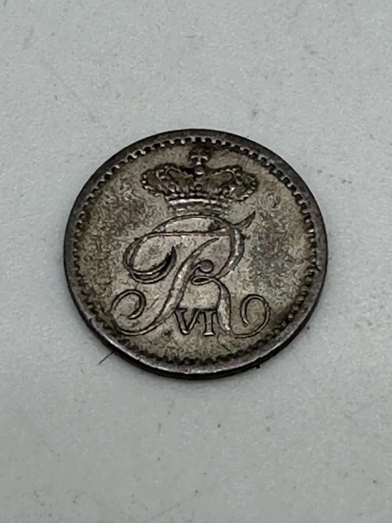 Original 2 skilling af sølv 1836 - dansk