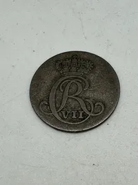 Original 4 skilling sølvmønt - 1807 - dansk