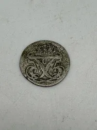 Original 1 skilling sølvmønt - 1765 - dansk