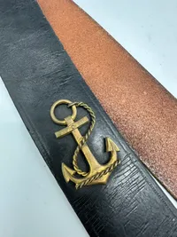 Sjældent originalt gehæng for dansk marine kadet dolk model 1848