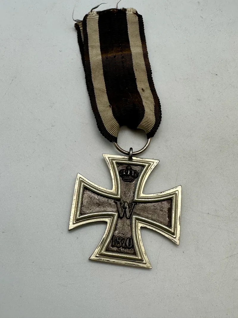 Originalt Jernkors 2.kl - 1870, sjældent set til salg i Danmark