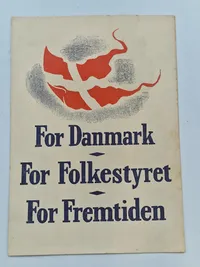 Originalt hæfte - For Danmark, for folkestyret, for fremtiden