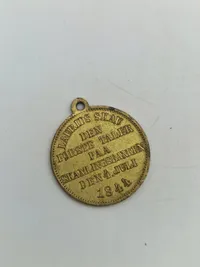 Miniature medalje - Genforeningen skamlingsbanken 1844