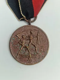 Original tysk 1 oktober medalje
