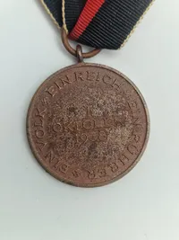 Original tysk 1 oktober medalje