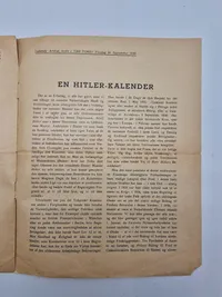Hitler skridt for skridt - The times 1939