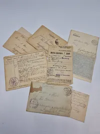 Samling original feldpost - ww1