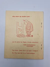 Originale tysk Pioneer felt lommebøger mm. samt illegale skrifter