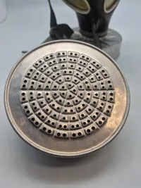 Original tysk civil gasmaske med to filtre