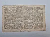 Gammel avis fra 1816