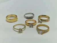 Samling diverse fingerringe