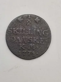 Originale skillings mønter - 1771 og 1719