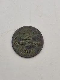 Samling originale skillings mønter