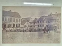 Ekstremt sjældent foto af Tyske Østrigske  i Kolding 1864, sjældent udbudt til salg