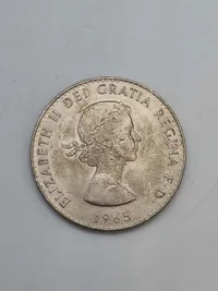 Original Churchill mønt - 1965