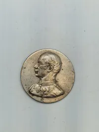 Original Christian D.9 broche af to-tårnet sølv