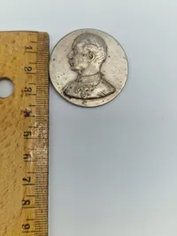 Original Christian D.9 broche af to-tårnet sølv