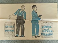 Ekstremt sjælden original Valgplakat fra genforeningen i 1920