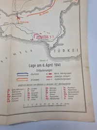 Originalt tysk krigskort - ww2