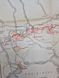 Originalt tysk krigskort - ww2